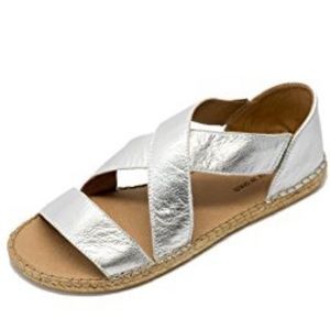 Laro Beach Metallic silver Espadrilles